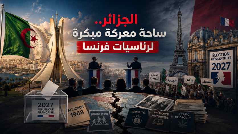 الجزائر..ساحة معركة مبكرة لرئاسيات فرنسا