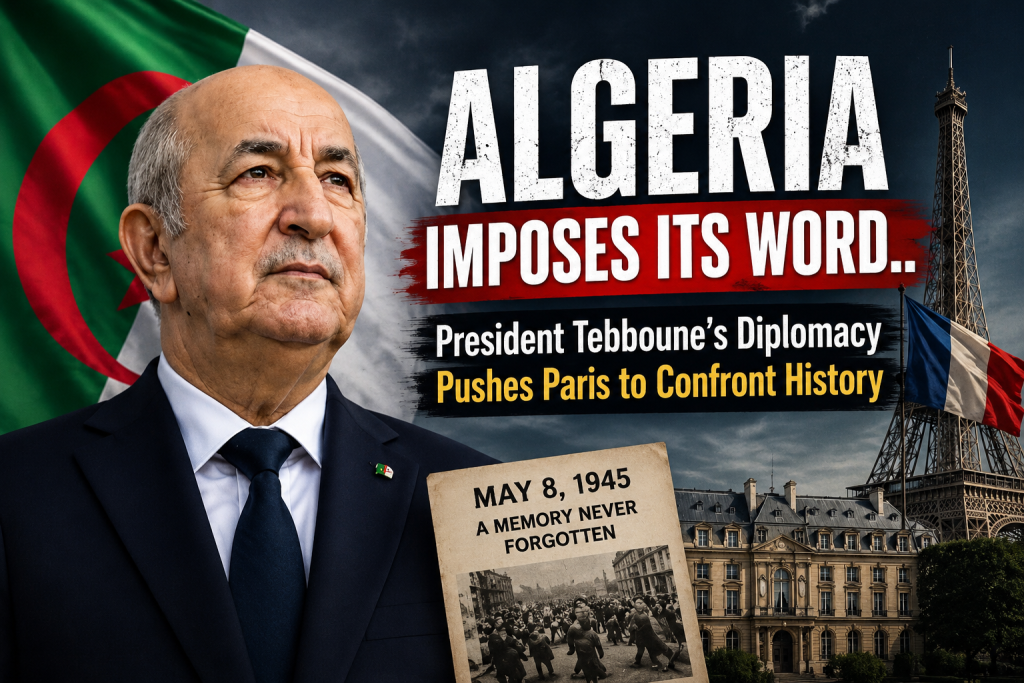 Algeria Makes Its Voice Heard… President Tebboune’s Diplomacy Forces Paris to Acknowledge History