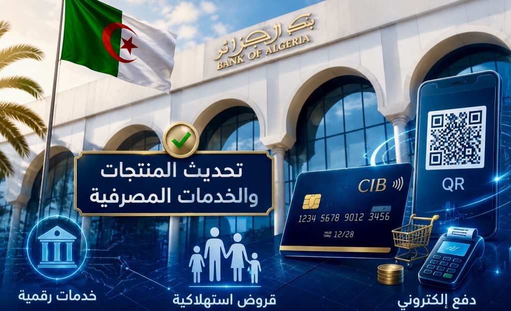 بنك الجزائر يحدث ثورة في قائمة المنتجات والخدمات المصرفية المعتمدة!