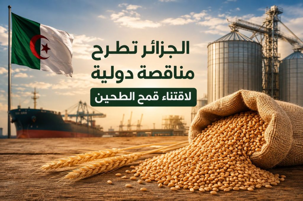 الجزائر تطرح مناقصة دولية لاقتناء قمح الطحين
