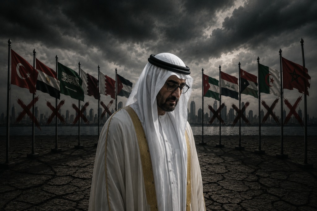 محمد بن زايد يقود دويلته إلى عزلة إقليمية خانقة