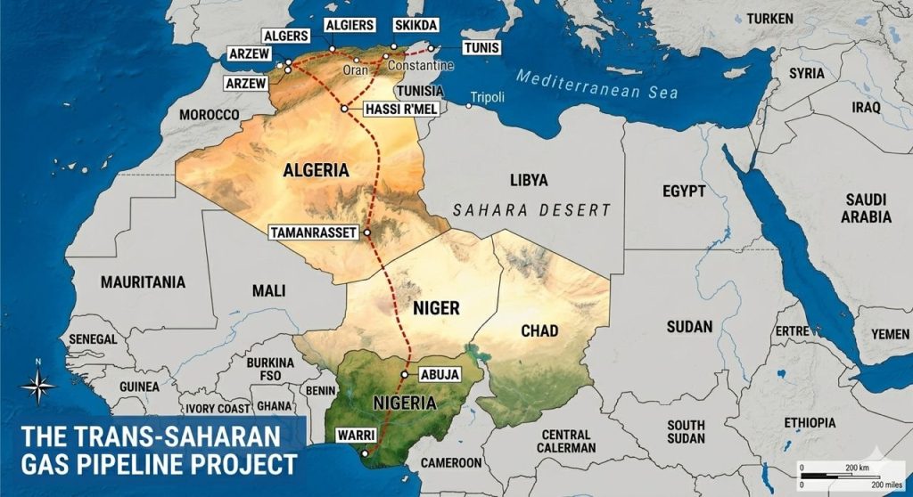 Trans-Saharan Gas Pipeline: A Strategic Project Redrawing the Energy Map Between Africa and Europe