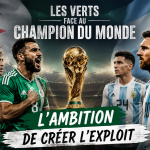 les Verts prêts à défier les champions du monde