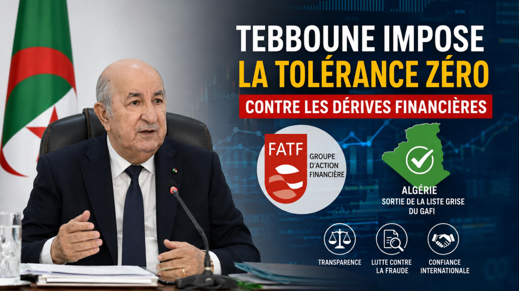 Tebboune impose la tolérance zéro contre les dérives financières