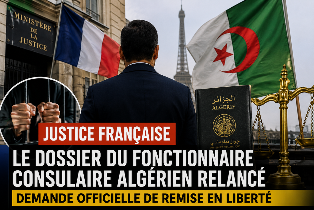 La justice française relance le dossier du fonctionnaire consulaire algérien détenu en France : une demande officielle de remise en liberté