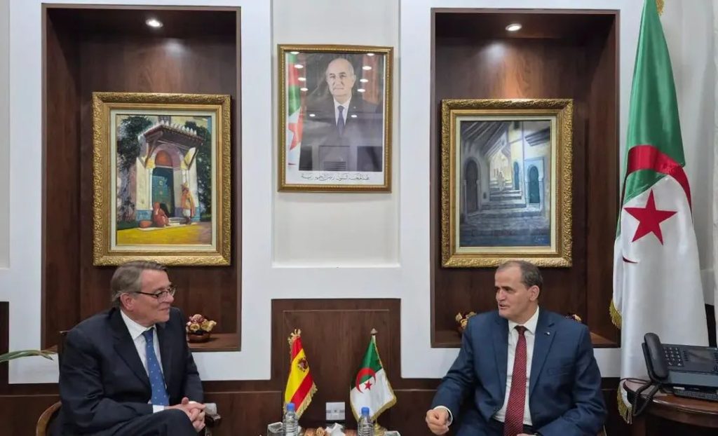 الجزائر وإسبانيا تبحثان تعزيز الشراكة التجارية