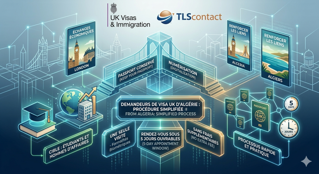Visa Royaume-Uni : de nouvelles facilités pour les Algériens