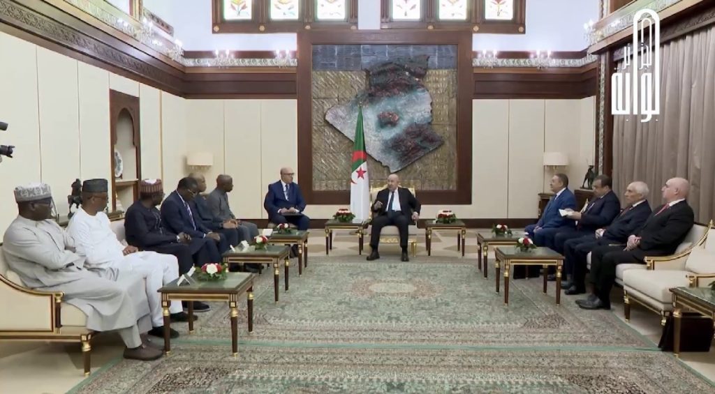 الرئيس تبون يخص وزيري قطاع المحروقات النيجر ونيجيريا باستقبال خاص في قصر المرادية