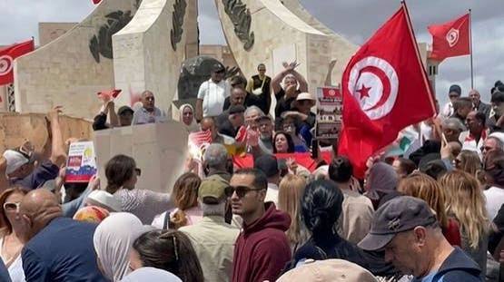 العاصمة التونسية تشهد مسيرة “للمطالبة بالسيادة” ضد المهاجرين من جنوب الصحراء الكبرى