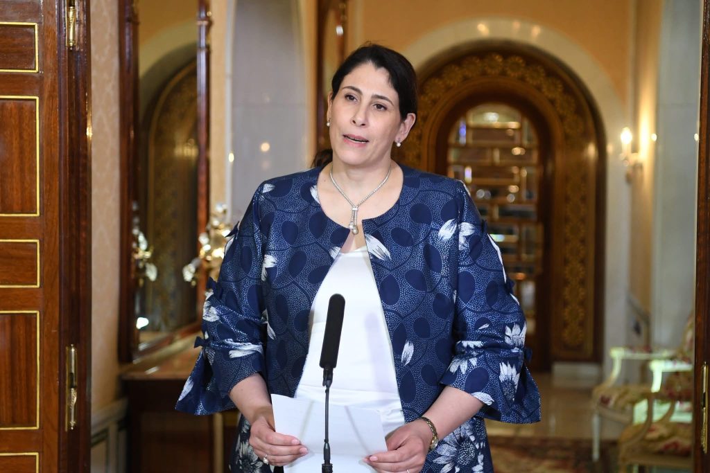 قيس سعيد يستقبل سلمى مليكة حدادي نائبة رئيس مفوضية الإتحاد الإفريقي.