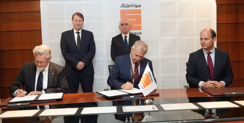 مذكرة تفاهم بين سوناطراك الجزائرية و “في.أن.جي-أي.جي” الألمانية في مجالي الهيدروجين الأخضر والميثان