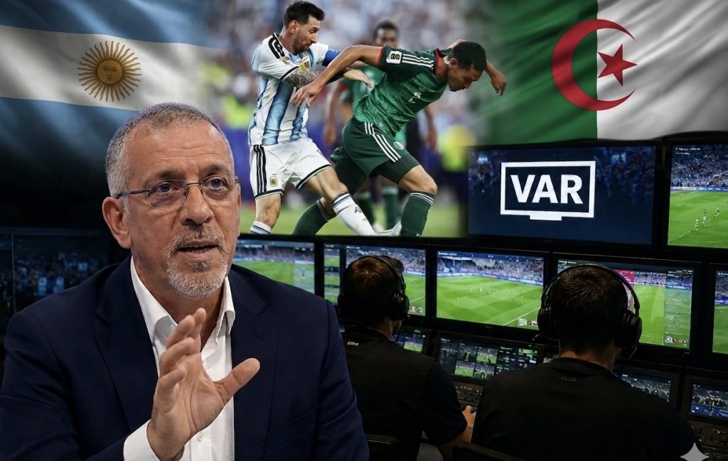 دراجي يكشف حقائق صادمة ومثيرة عن غرفة “VAR” وقرار “الفيفا” بخصوص مباراة الجزائر والأرجنتين!