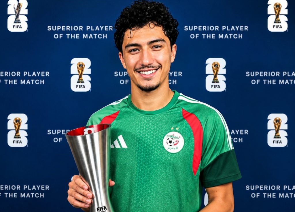 نجم جديد يسطع في المونديال.. إبراهيم مازة رجل مباراة الجزائر والأردن