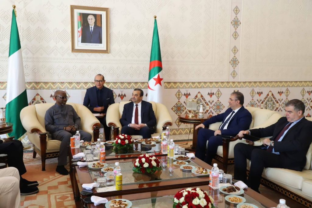 وزير الدولة النيجيري للموارد البترولية المكلف بالغاز في زيارة عمل إلى الجزائر