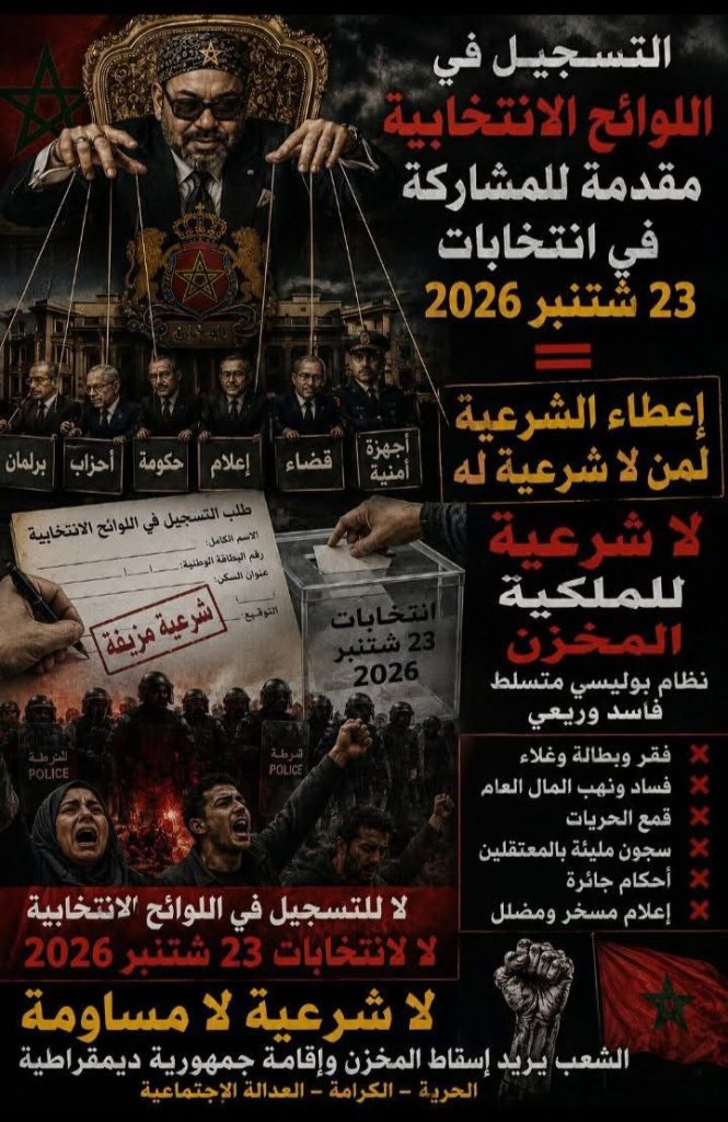 هل تحول الشعب المغربي إلى “كومبارس” في مسرحية مخزنية لشرعنة اللامشروع !