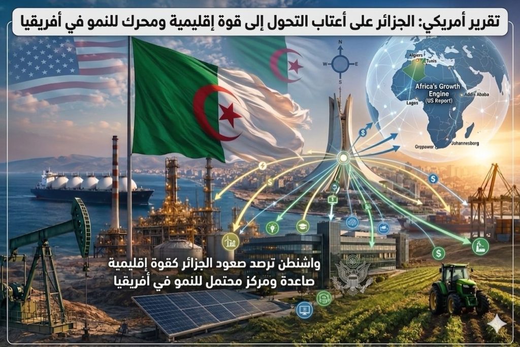 تقرير أميركي يرصد صعود الجزائر كقوة إقليمية ومركز محتمل للنمو في أفريقيا !