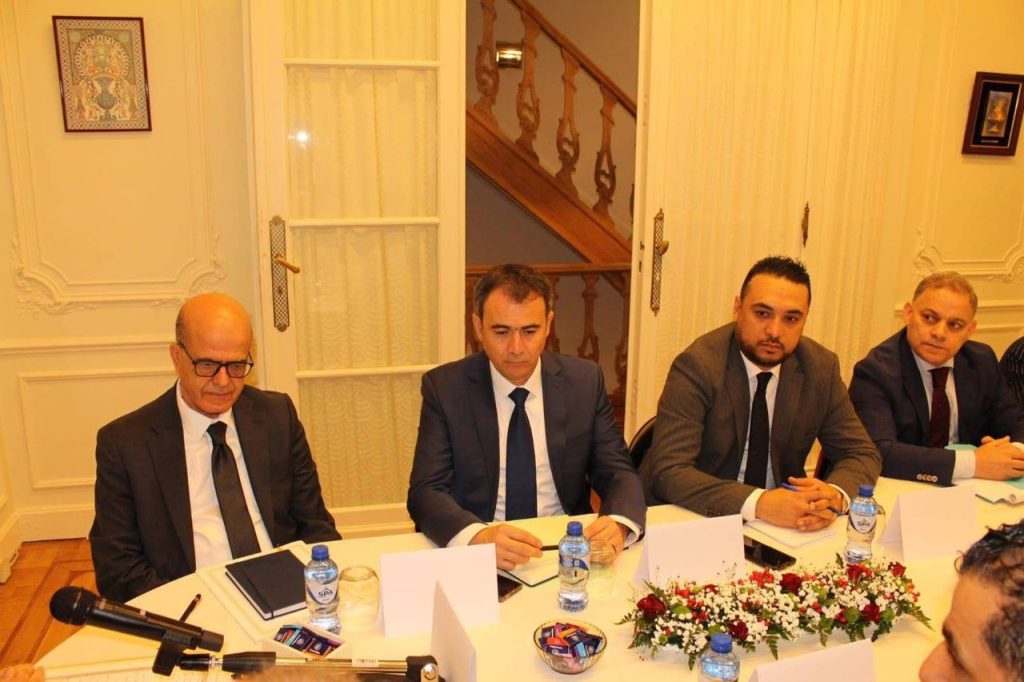 سفيان شايب يعقد إجتماع عمل وتنسيق مع رؤساء المراكز القنصلية لمنطقة أوروبا الشمالية ببروكسل