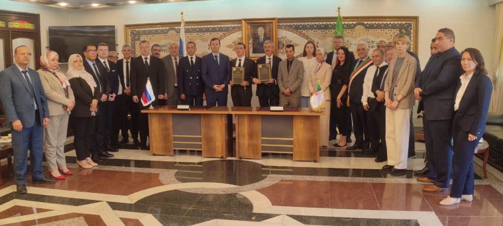 توقيع اتفاقية التعاون اللامركزي بين ولاية سطيف ومقاطعة تومسك الروسية
