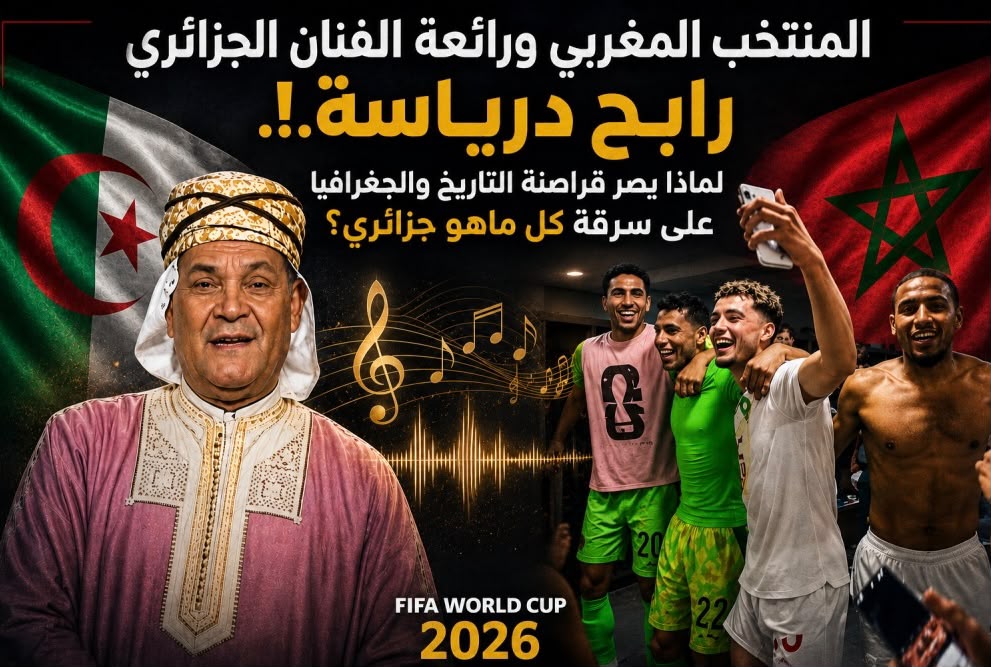 المنتخب المغربي ورائعة الفنان الجزائري رابح درياسة!.. لماذا يصر قراصنة التاريخ والجغرافيا على سرقة كل ماهو جزائري؟