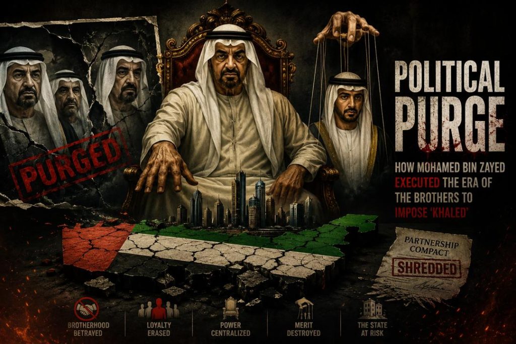 Political Purge: How Mohamed bin Zayed Executed the Era of the Brothers to Impose ‘Khaled’