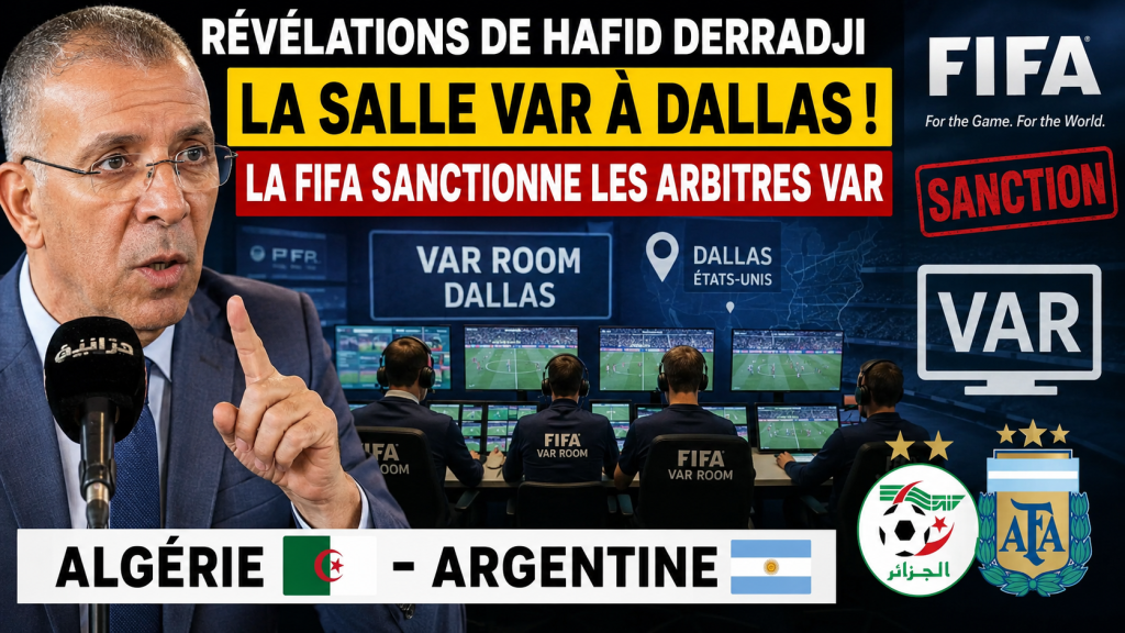 VAR Algérie – Argentine : la FIFA a-t-elle réellement sanctionné les arbitres vidéo ?