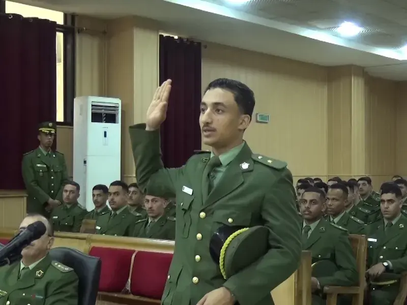 ضباط الدرك الوطني وضباط مختلف مكونات الجيش الوطني الشعبي يؤدون اليمين القانونية بمجلس قضاء الجزائر