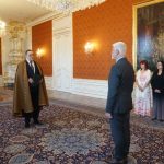 Algerian Ambassador Mohamed Meziane Presents Credentials to President Pavel in Traditional Burnous