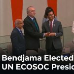 Bendjama Elected UN ECOSOC President