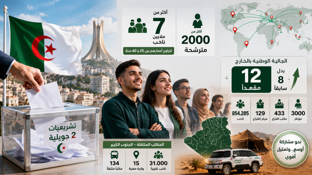 تشريعيات 2 جويلية بالأرقام.. الشباب يصنعون الحدث والجالية تكسب 12 مقعداً