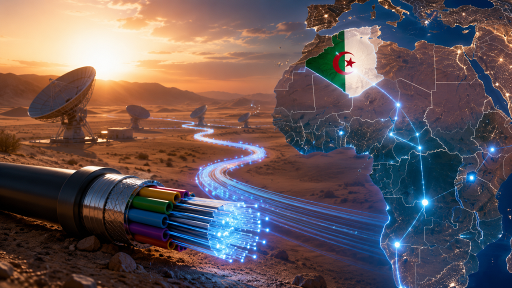 وصلة ألياف بصرية عابرة للصحراء.. الجزائر تتحرك لربط إفريقيا رقميًا