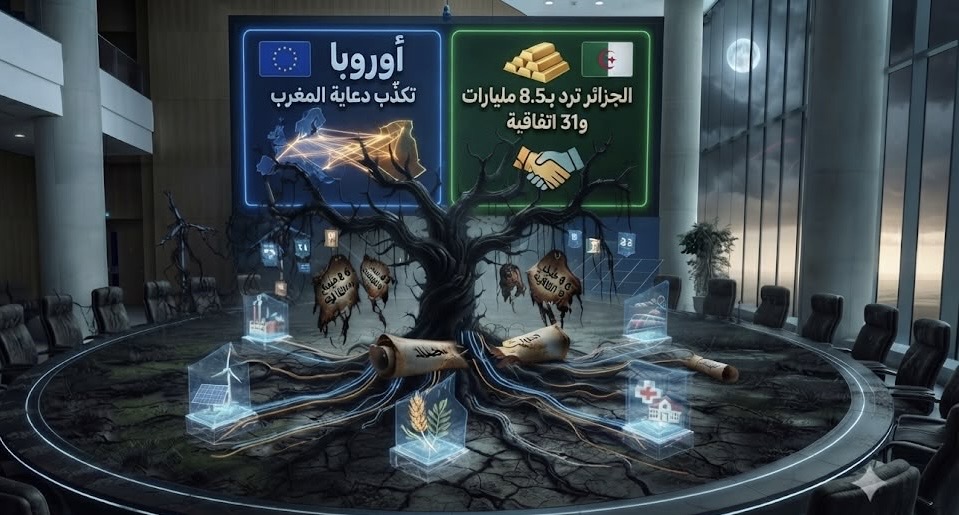 من نصر مزعوم إلى سقوط مدوٍّ.. أوروبا تفضح رهان المخزن على محاصرة الجزائر