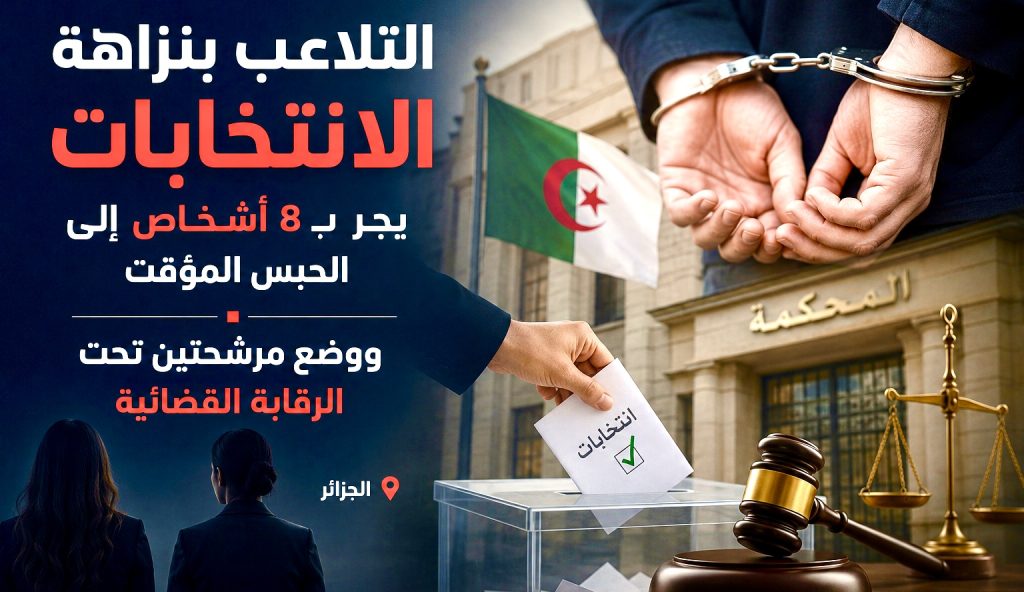 التلاعب بنزاهة الانتخابات يجر بـ8 أشخاص إلى الحبس المؤقت ووضع مترشحتين تحت الرقابة القضائية في الجزائر