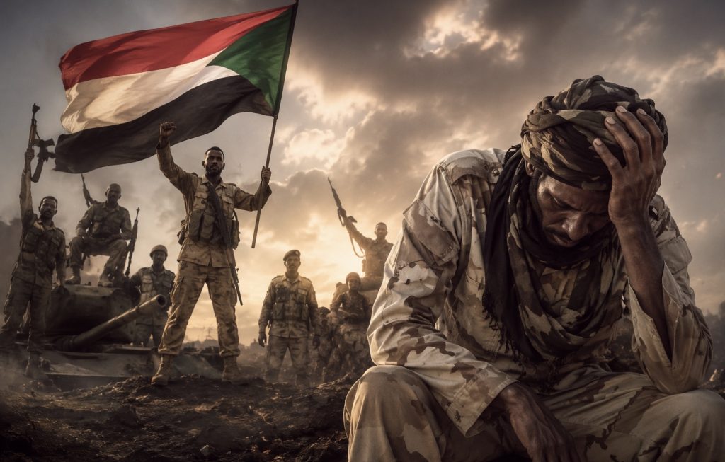 السودان: بعد الهزائم المتتالية.. في خطاب انهزامي المرتزق ⁧‫حميدتي‬⁩ يقرر الالتحاق بالخطوط الأمامية