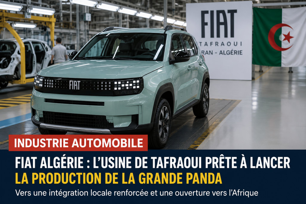 Fiat Algérie : l’usine de Tafraoui prête à lancer la production de la Grande Panda et à renforcer son intégration locale