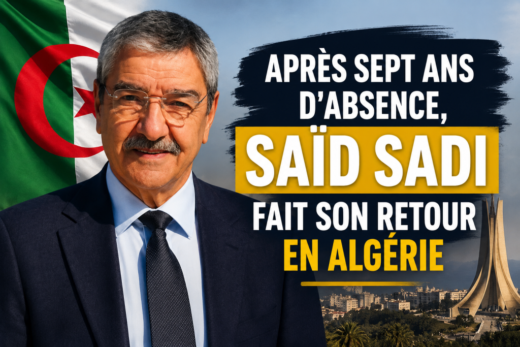 Après sept ans d&rsquo;absence, Saïd Sadi fait son retour en Algérie