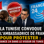 La Tunisie convoque l&rsquo;ambassadrice de France pour protester : France 24 dans le viseur de Tunis !
