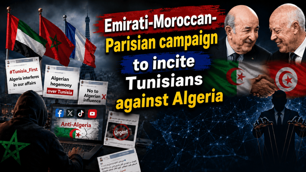 Emirati-Moroccan-Parisian campaign to incite Tunisians against Algeria
