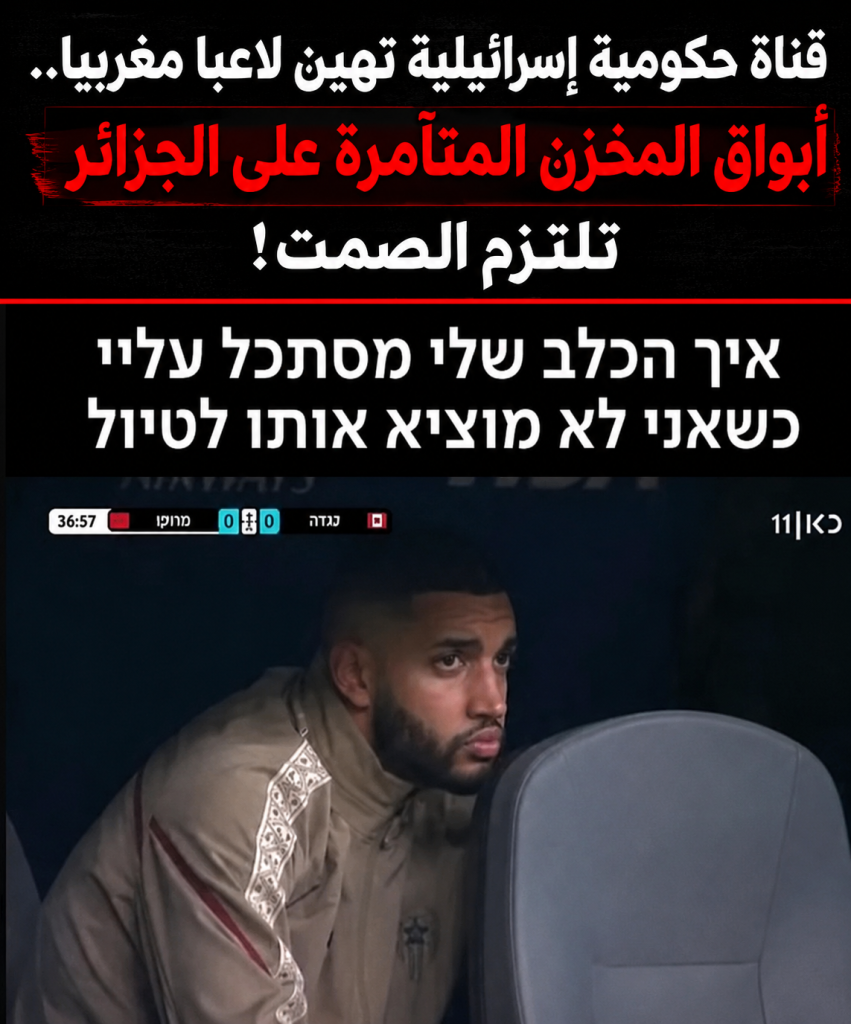 من البابون إلى الكلاب! قناة حكومية إسرائيلية تهين لاعبا مغربيا.. أبواق المخزن المتآمرة على الجزائر تلتزم الصمت؟