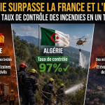 L&rsquo;Algérie surpasse la France et l&rsquo;Espagne en matière de maîtrise des incendies en un temps record !