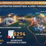 L&rsquo;Algérie fournit 100 % des importations d&rsquo;électricité de la Tunisie (rapport international)