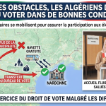 Malgré les obstacles, les Algériens de France ont pu voter dans de bonnes conditions
