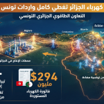 الجزائر تستحوذ على 100% من واردات تونس الكهربائية (تقرير دولي)