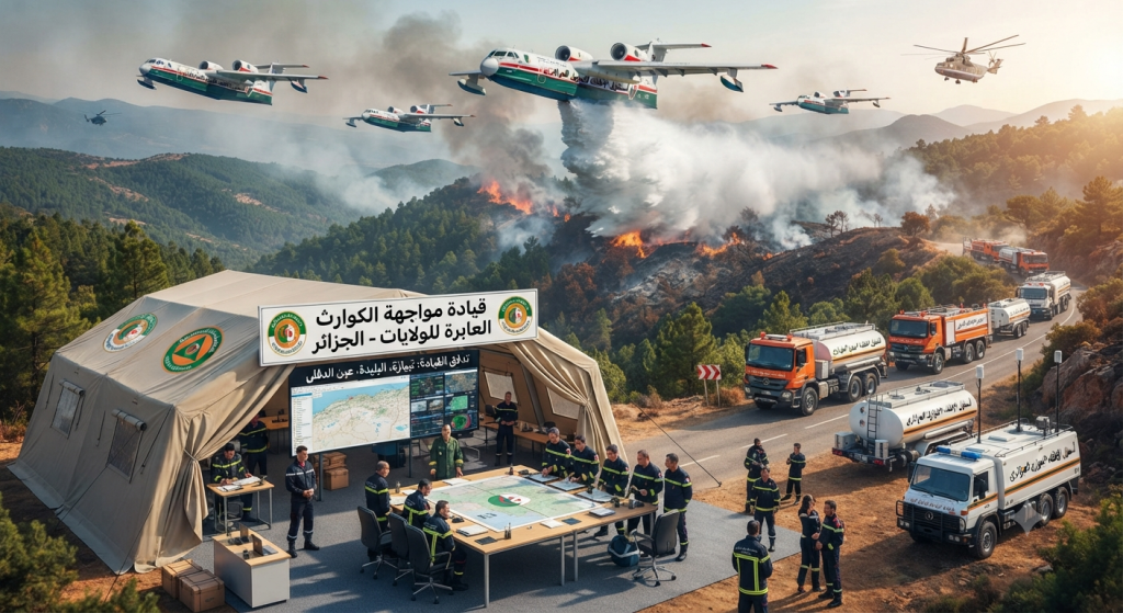الجزائر تعيد هندسة مواجهة الكوارث.. قيادة عابرة للولايات وأسطول جوي مستقل لإخماد الحرائق