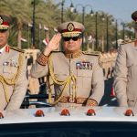 مرتديا الزي العسكري.. السيسي يفتتح “الأوكتاغون”