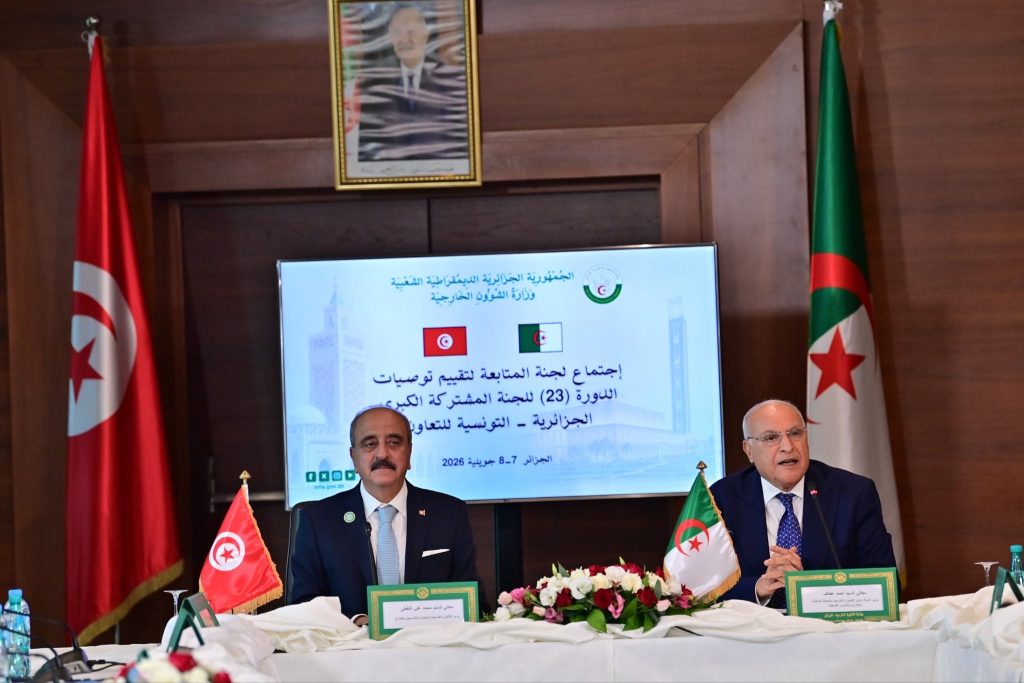 الجزائر-تونس انطلاق أشغال إجتماع لجنة المتابعة لتقييم توصيات الدورة  ال 23 للجنة المشتركة الكبرى