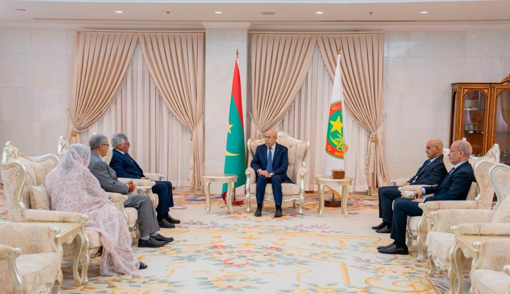الرئيس الموريتاني يستقبل وفدًا من الجمهورية الصحراوية في نواكشوط