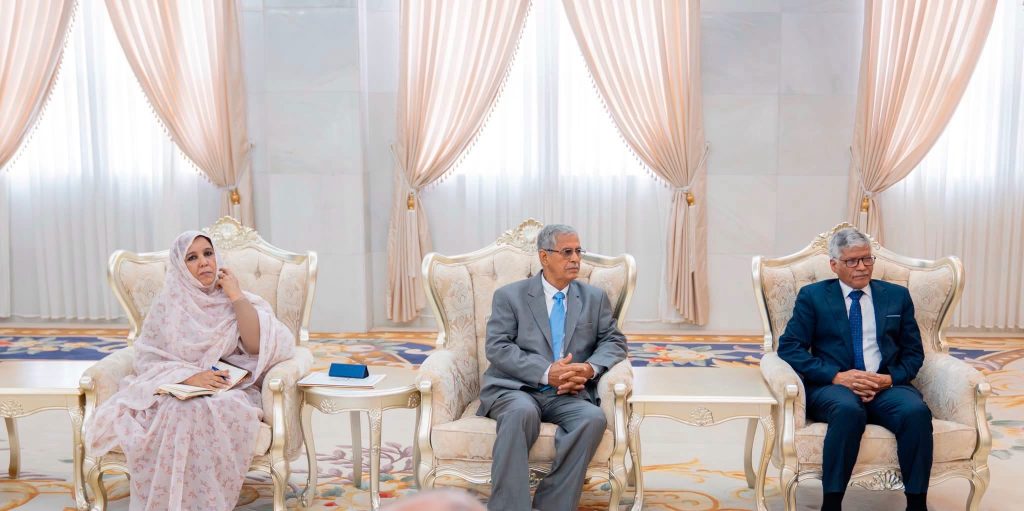 الرئيس الموريتاني يستقبل وفدًا من الجمهورية الصحراوية في نواكشوط