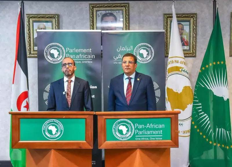 رئيس البرلمان الإفريقي يتلقى رسالة من المجلس الوطني الصحراوي