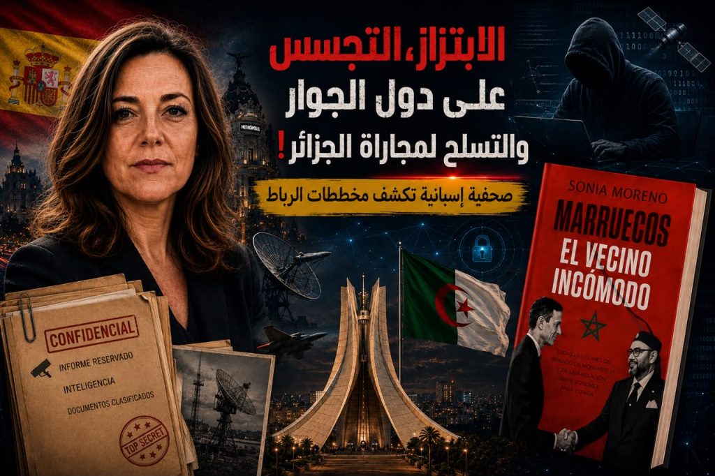 الابتزاز،التجسس على دول الجوار والتسلح لمجاراة الجزائر ! صحفية إسبانية تكشف مخططات الرباط