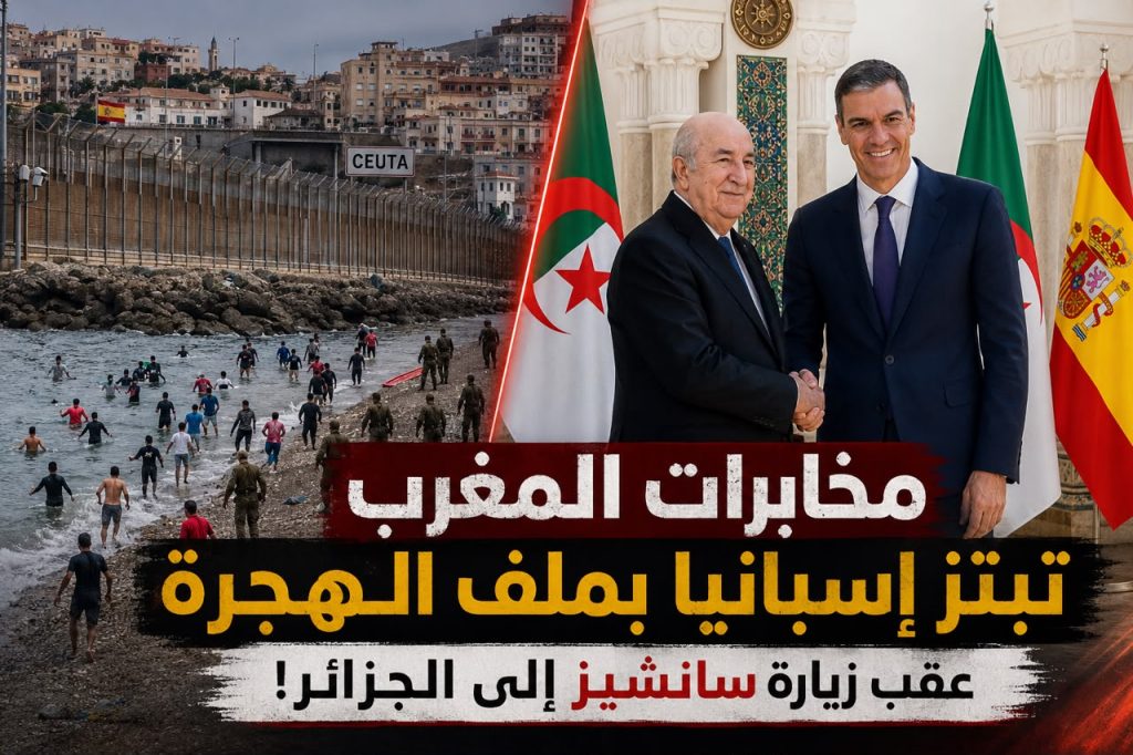 مخابرات المغرب تبتز إسبانيا بملف الهجرة عقب زيارة سانشيز إلى الجزائر!